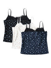 Nika Floral Lace Trim Camisole